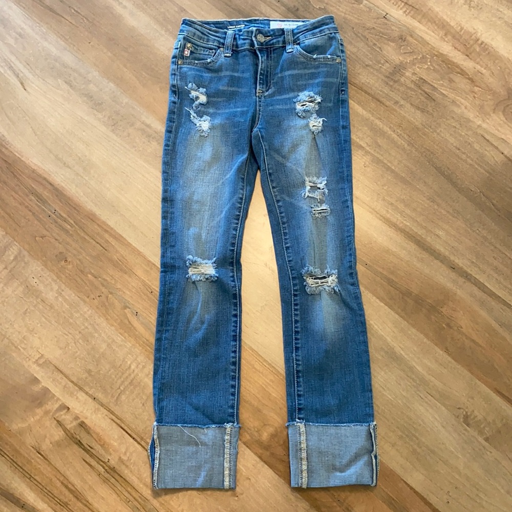 AG Distressed Jeans Girls Youth 12